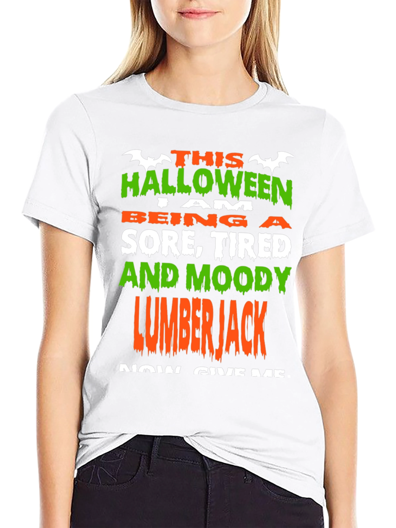 Halloween Lumberjack Graphic T-Shirt