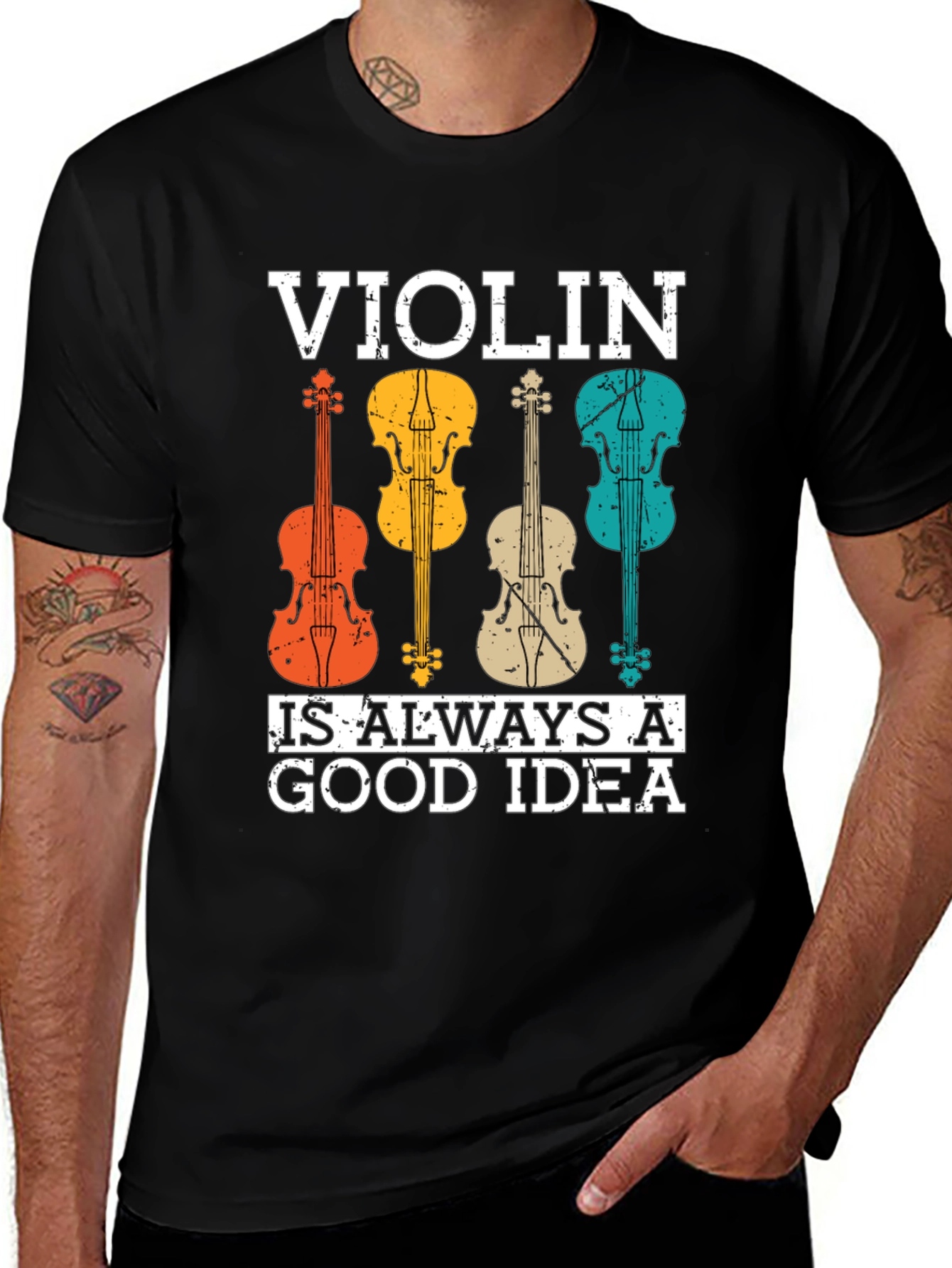 Violin Good Idea Graphic Tee