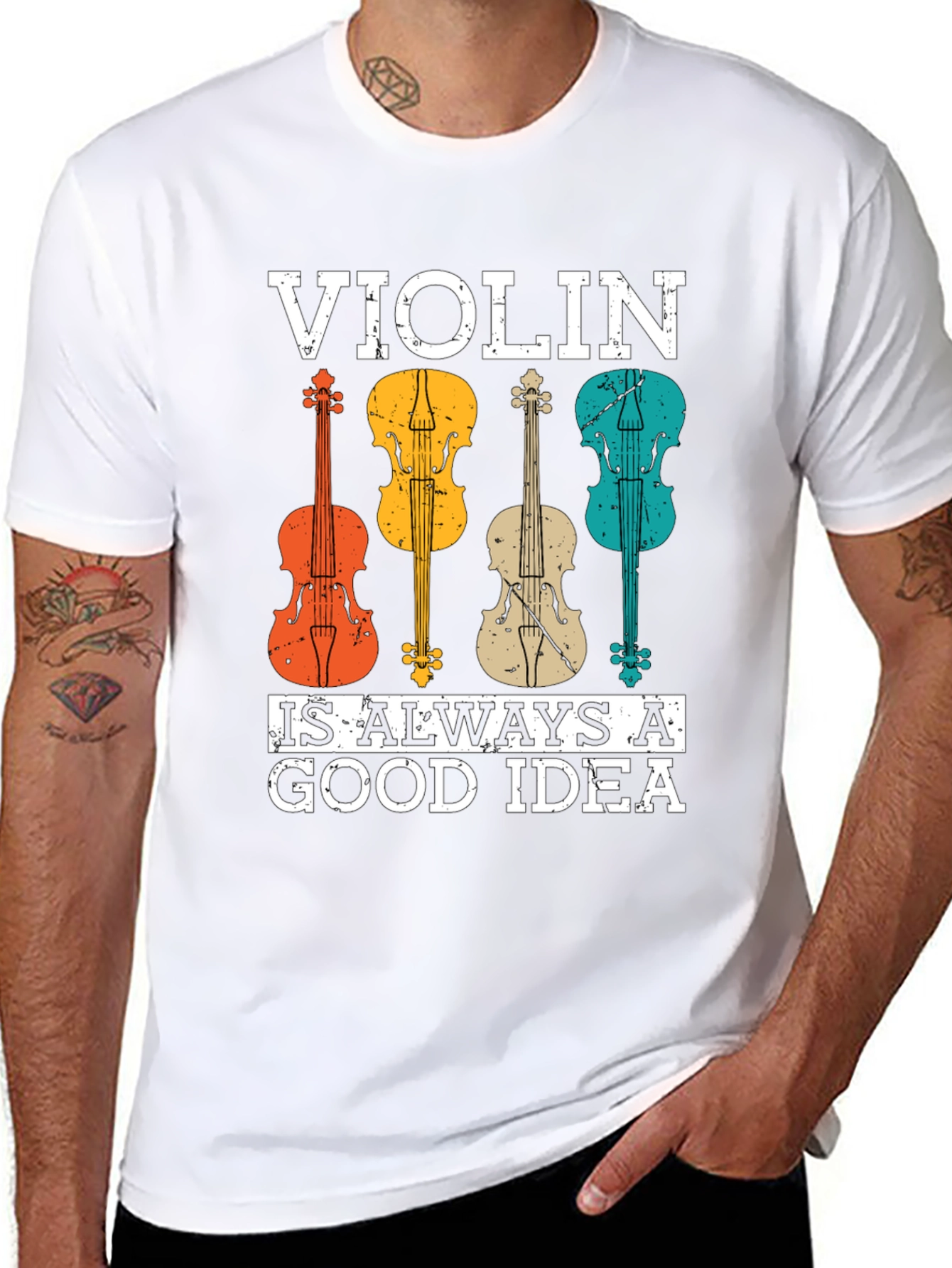 Violin Good Idea Graphic Tee