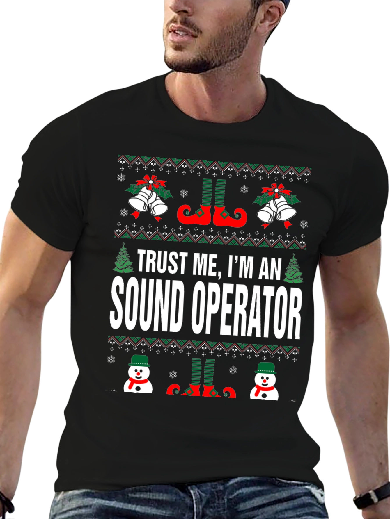 Funny Sound Operator Christmas T-Shirt