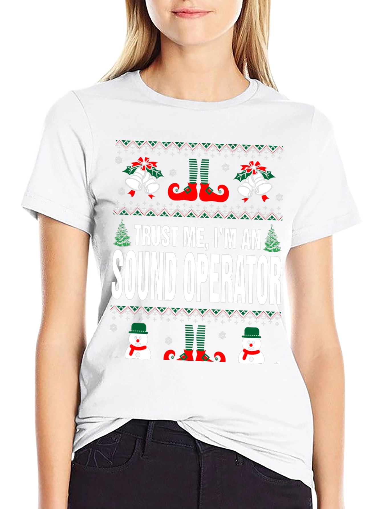 Funny Sound Operator Christmas T-Shirt