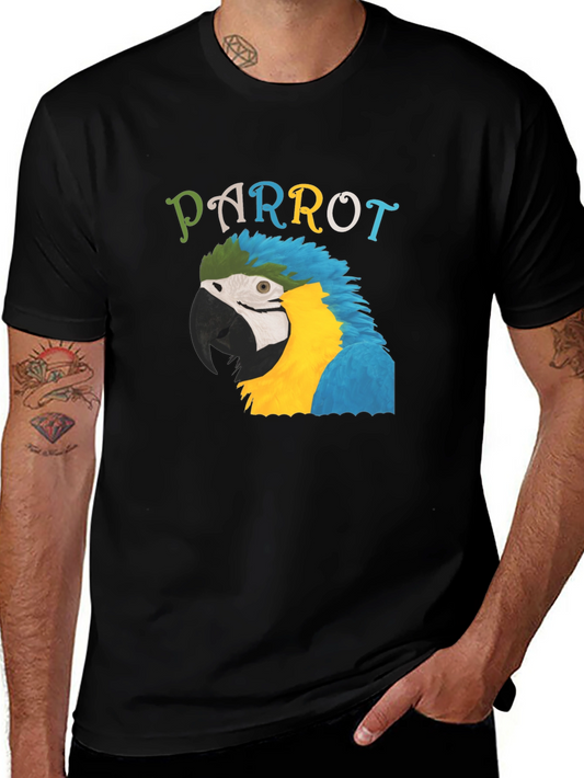 Parrot Graphic Print Tee
