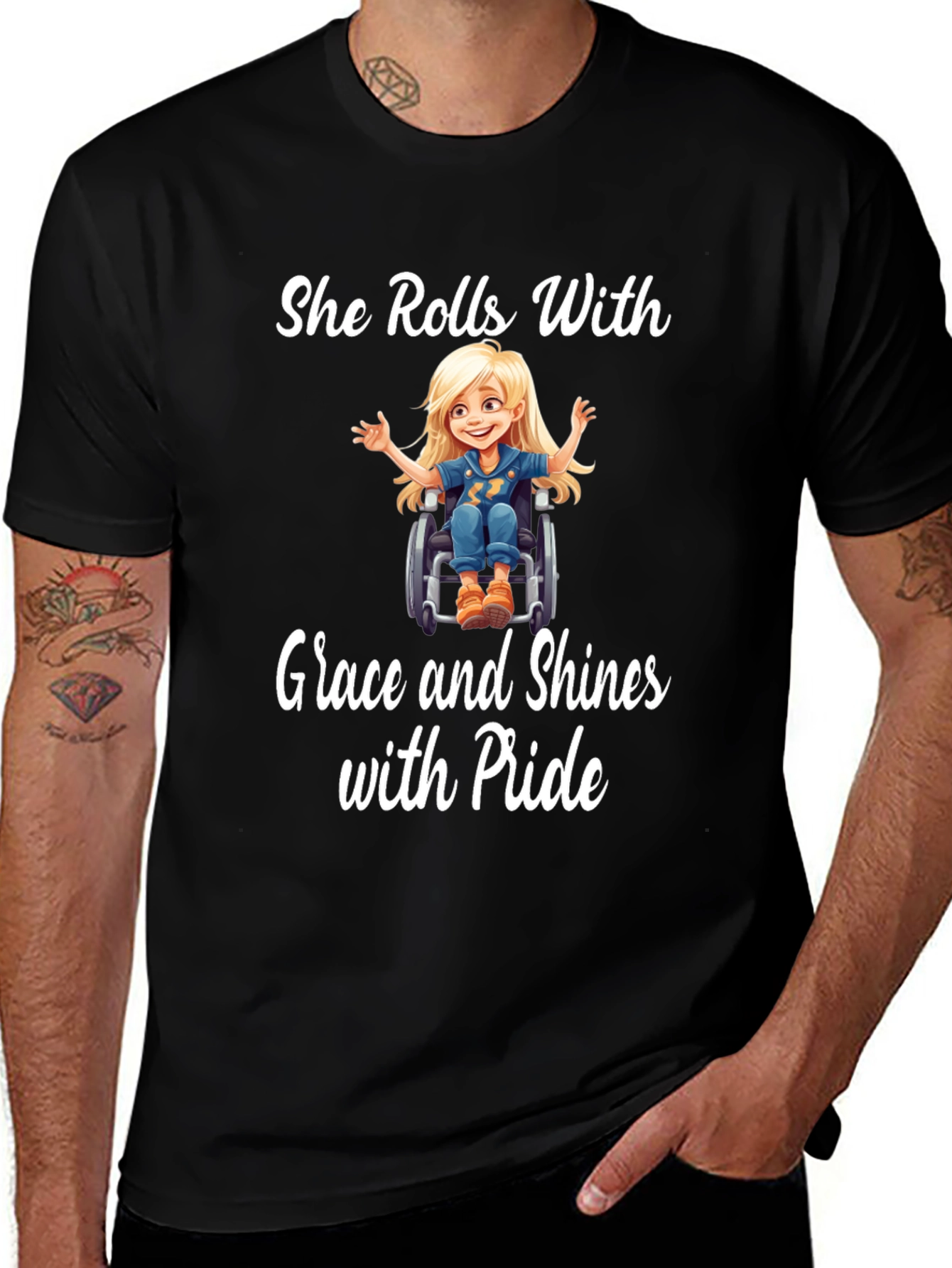 She Rolls With Grace T-Shirt