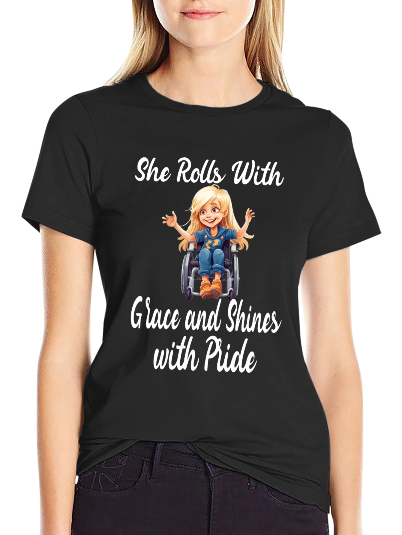 She Rolls With Grace T-Shirt