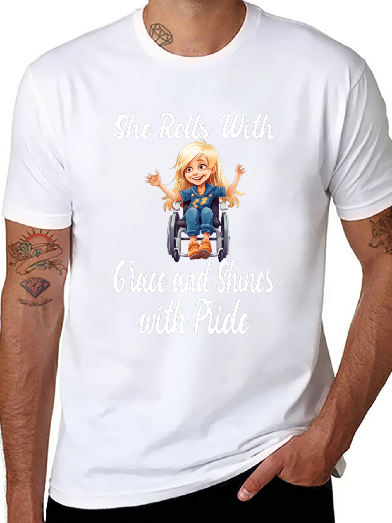 She Rolls With Grace T-Shirt