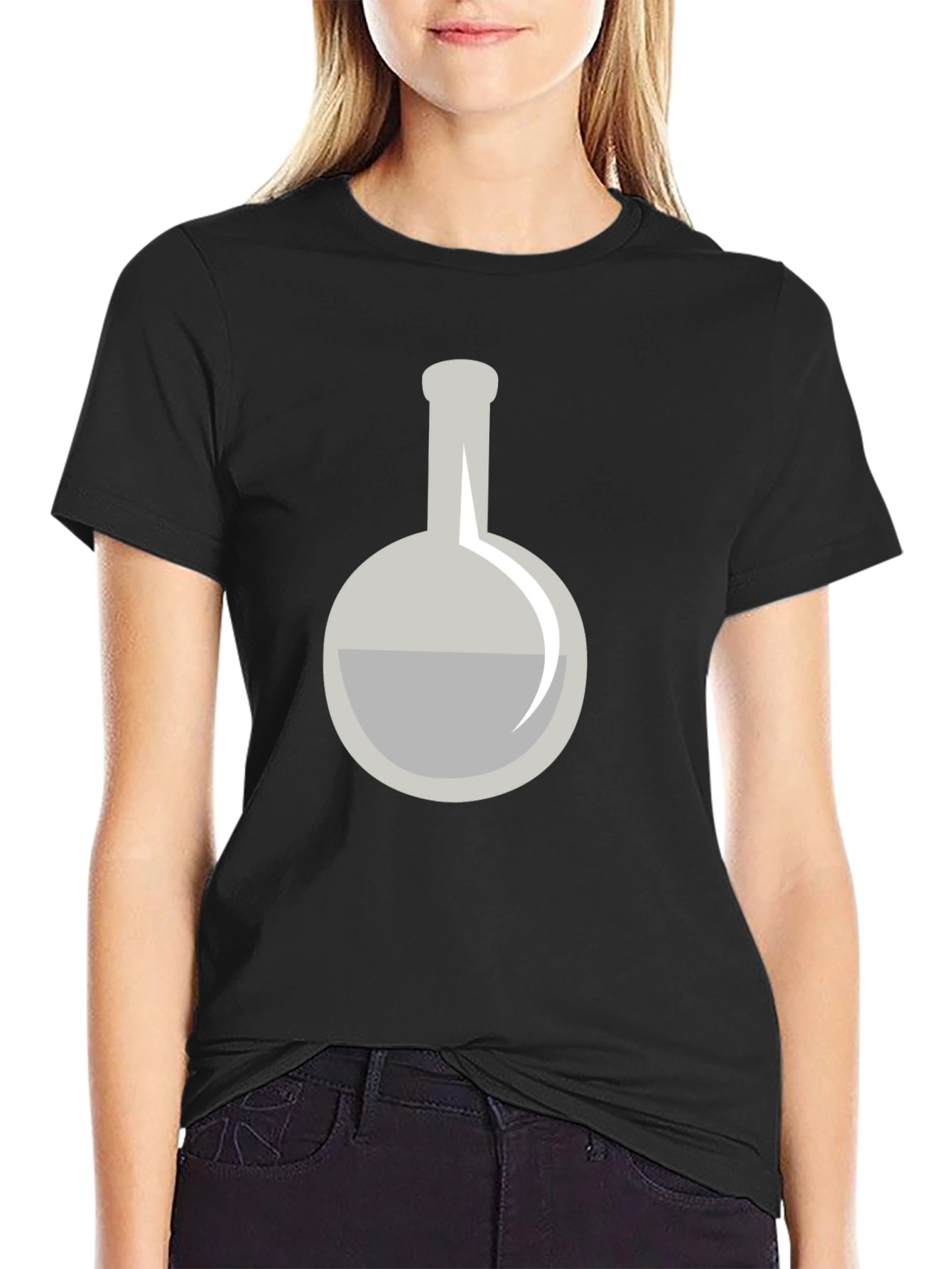 Science Flask Graphic Tee - Black