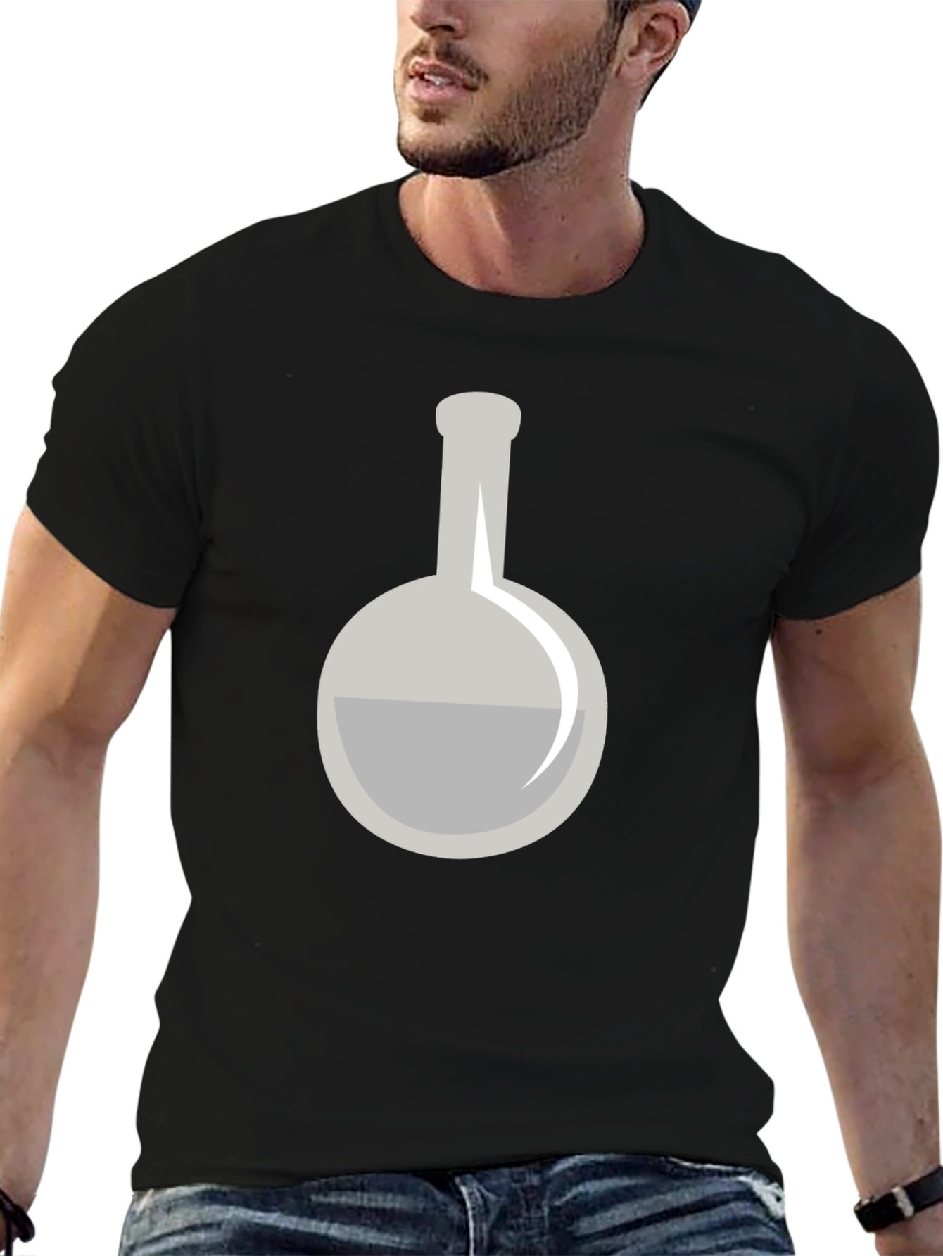 Science Flask Graphic Tee - Black