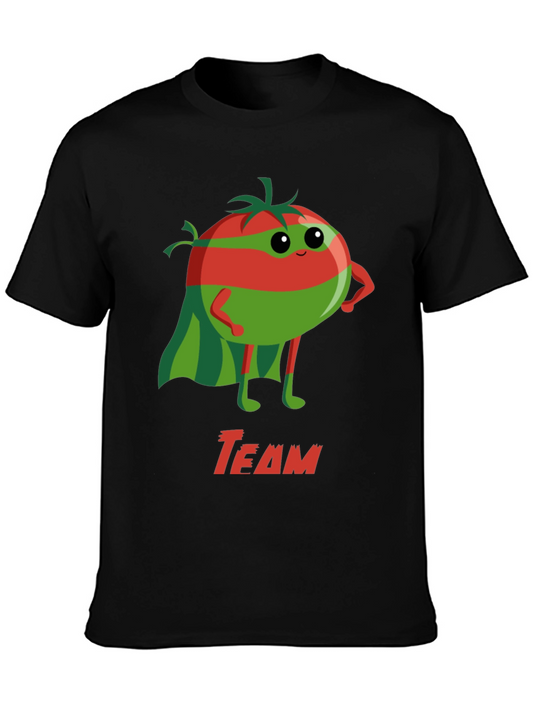 Team Tomato Superhero Graphic T-Shirt