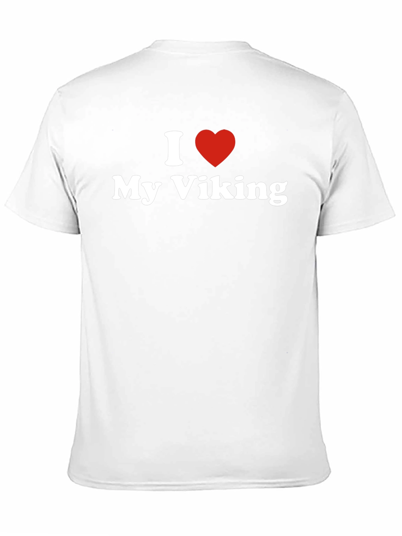 I Love My Viking T-Shirt - Black Graphic Tee