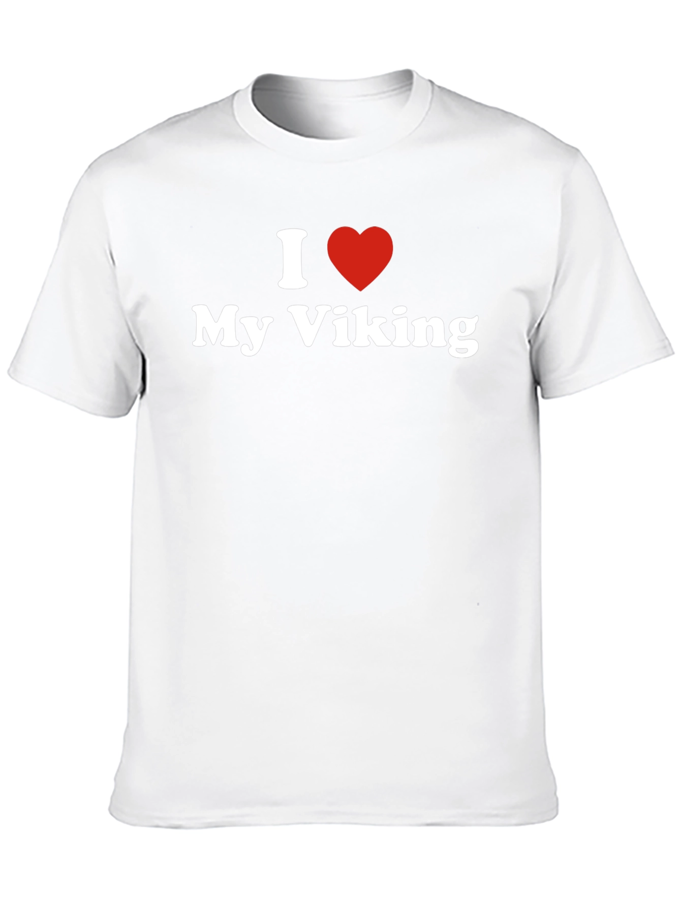 I Love My Viking T-Shirt - Black Graphic Tee