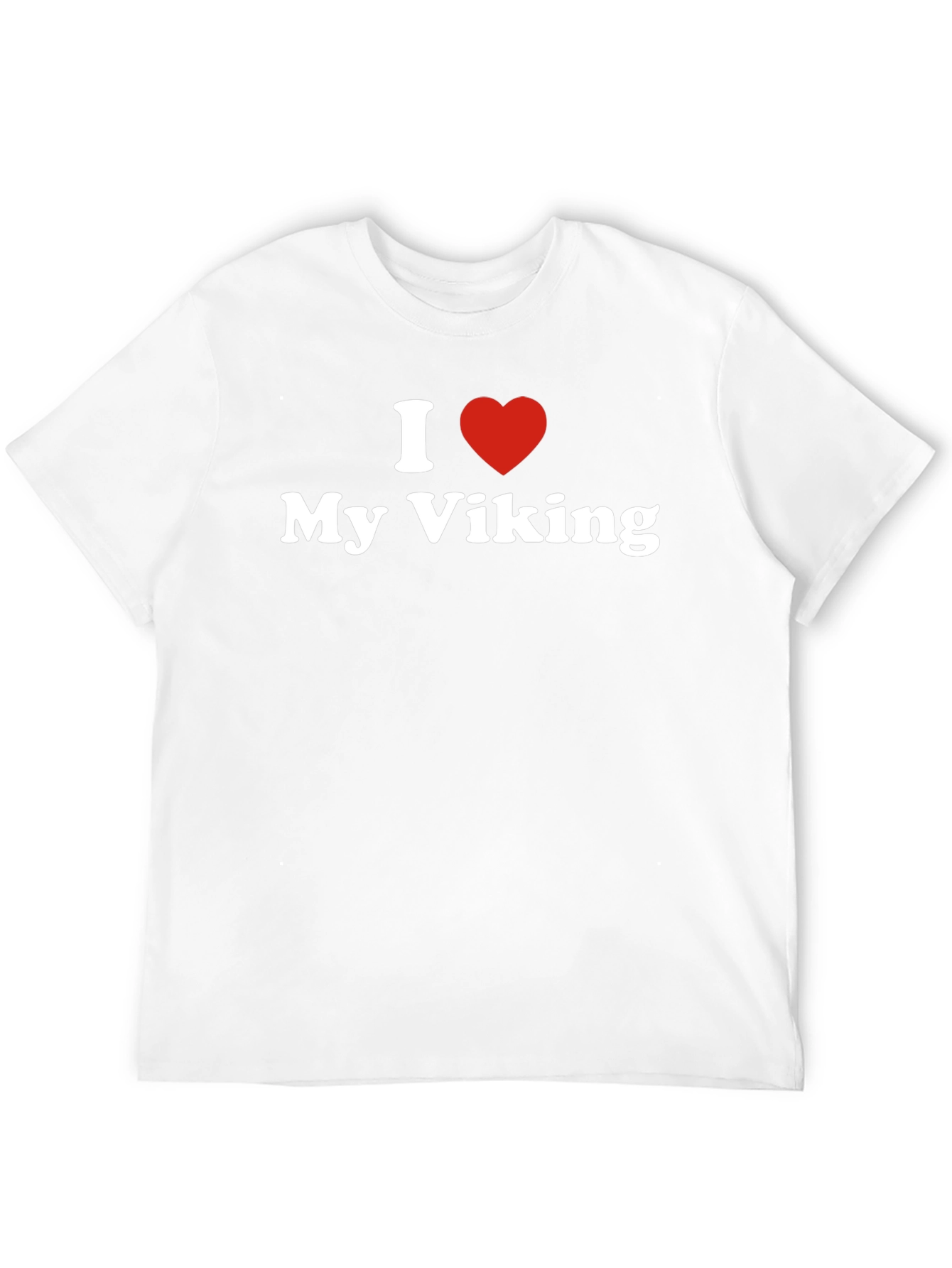 I Love My Viking T-Shirt - Black Graphic Tee