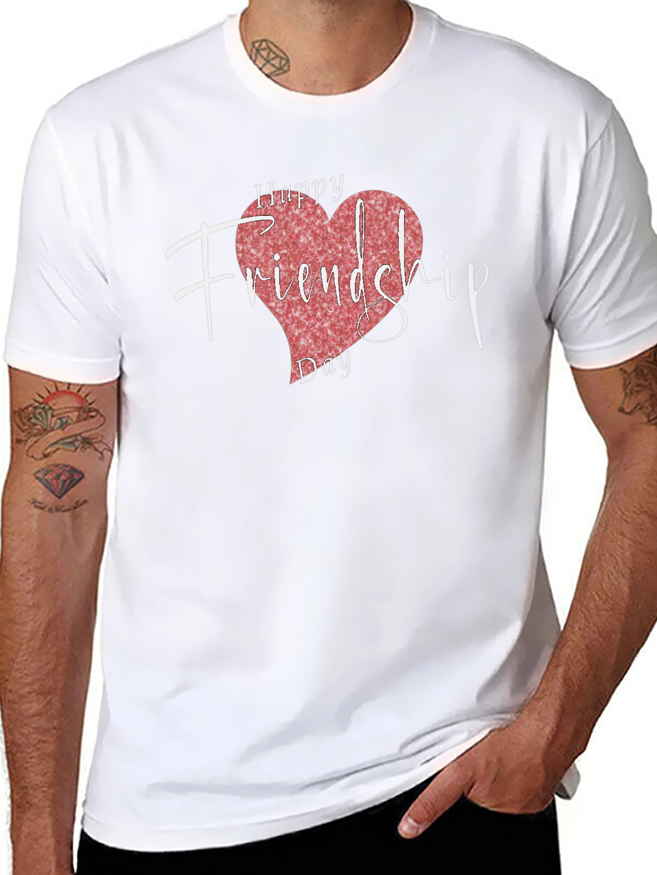 Friendship Day Heart T-Shirt