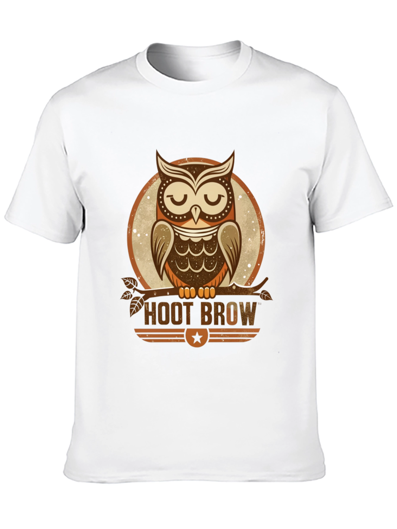 Hoot Brow Owl Graphic T-Shirt