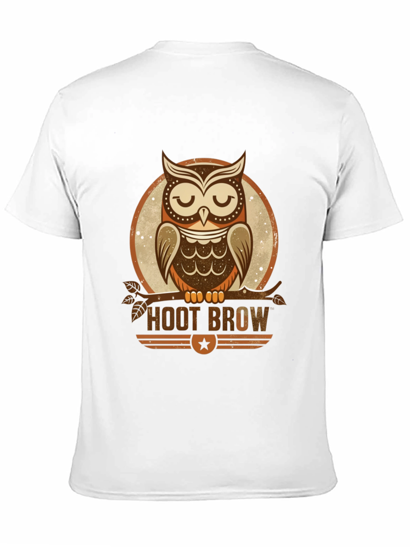 Hoot Brow Owl Graphic T-Shirt