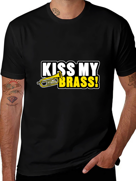 Kiss My Brass T-Shirt - Funny Music Tee