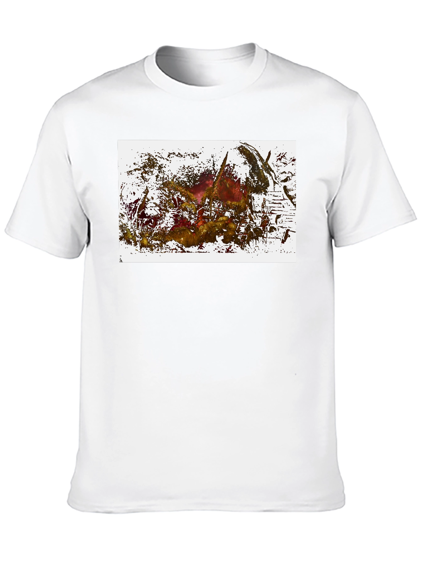 Abstract Art Graphic Black T-Shirt