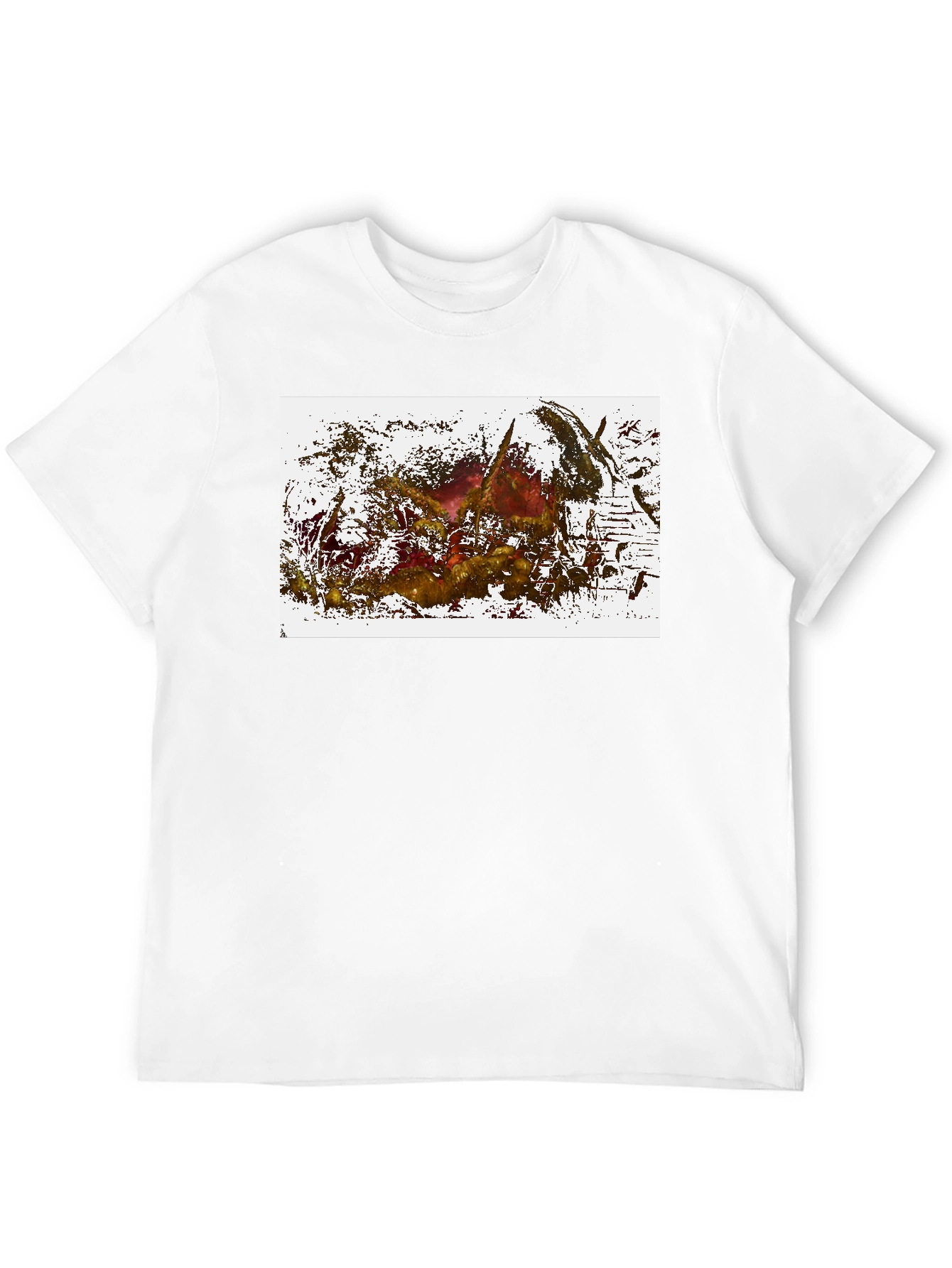 Abstract Art Graphic Black T-Shirt