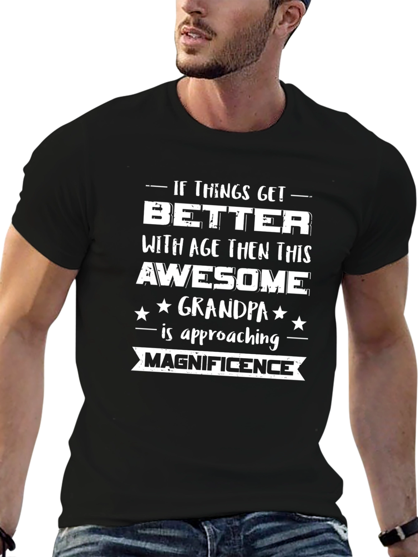 Awesome Grandpa Graphic T-Shirt