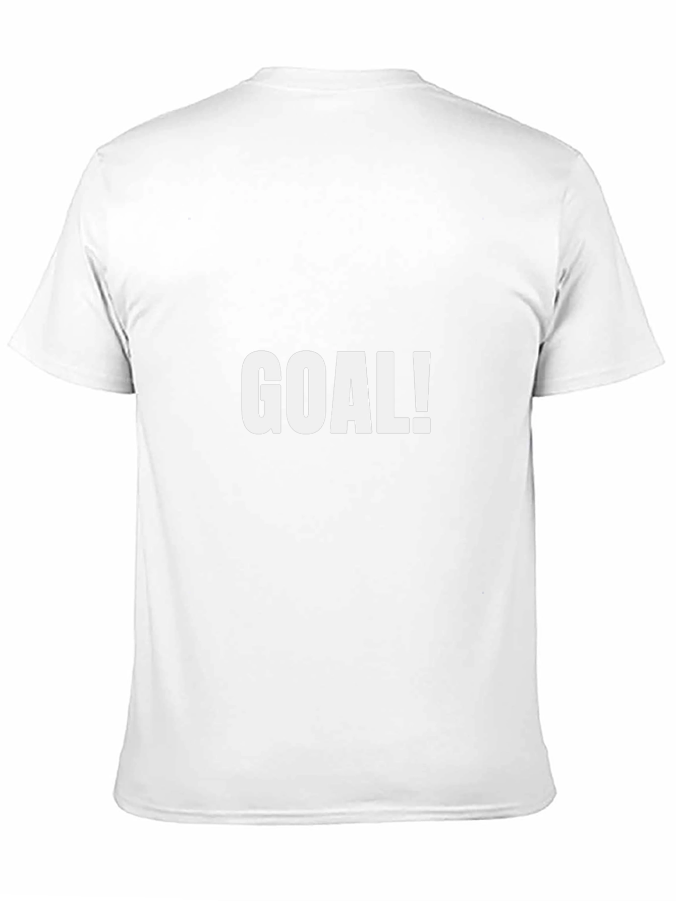Goal! Black T-Shirt - Motivational Sports Tee