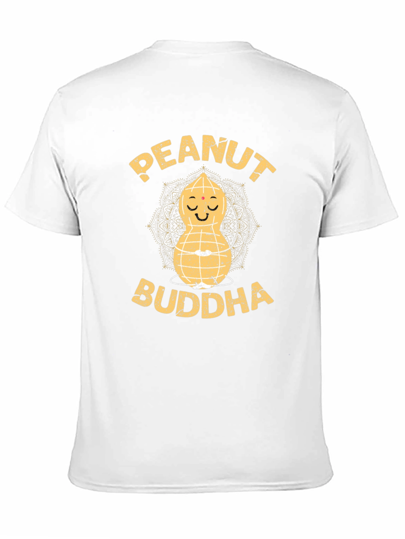 Peanut Buddha Graphic Tee - Zen Humor