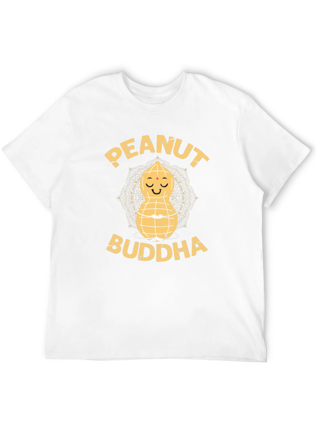 Peanut Buddha Graphic Tee - Zen Humor