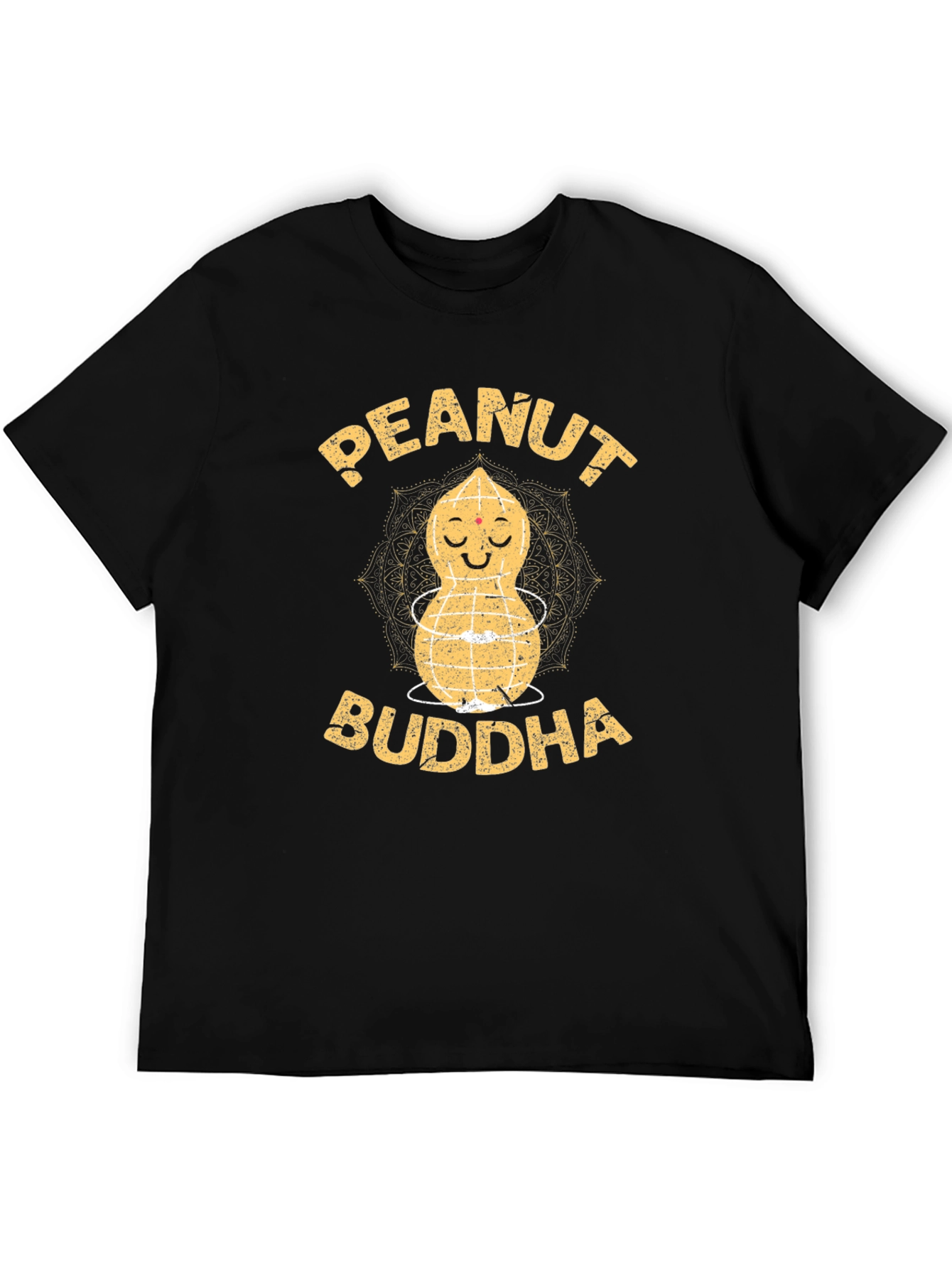 Peanut Buddha Graphic Tee - Zen Humor