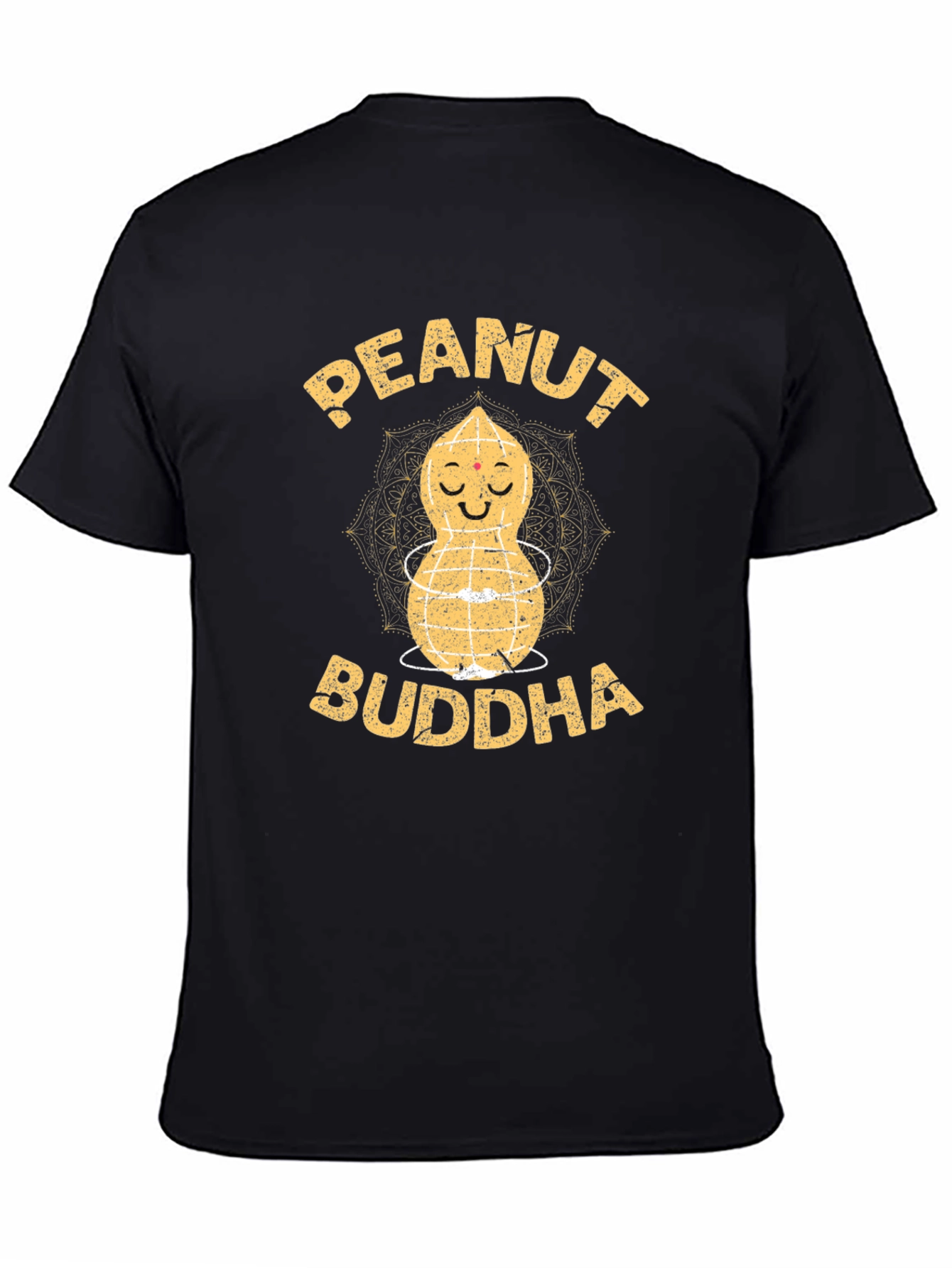 Peanut Buddha Graphic Tee - Zen Humor