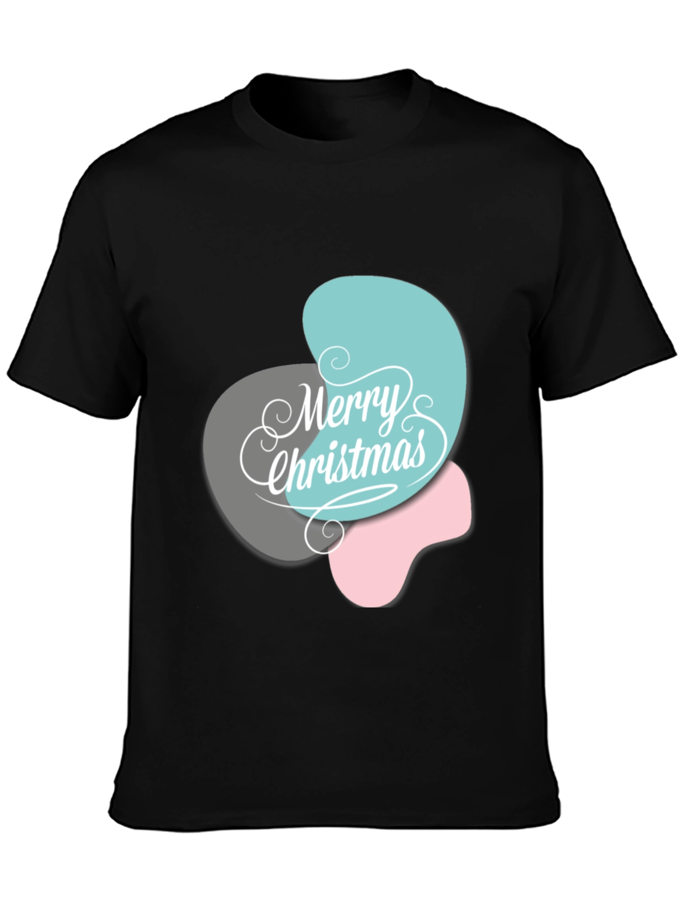 Merry Christmas Abstract Graphic Tee