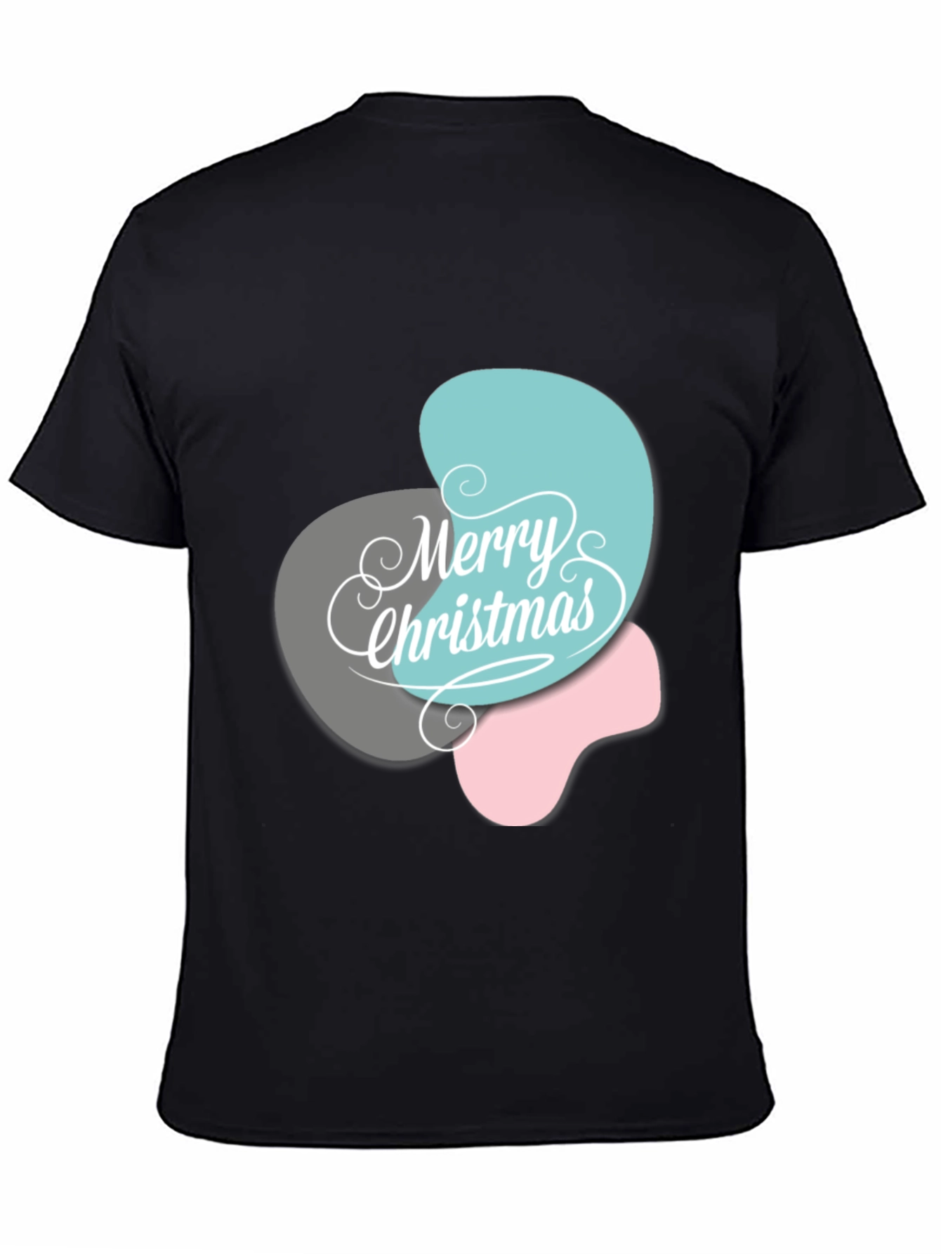 Merry Christmas Abstract Graphic Tee