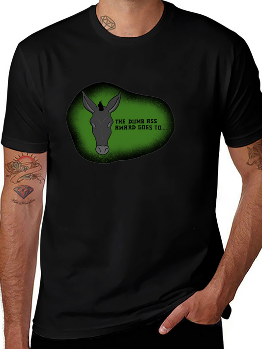 Dumb Ass Award Novelty Graphic Tee