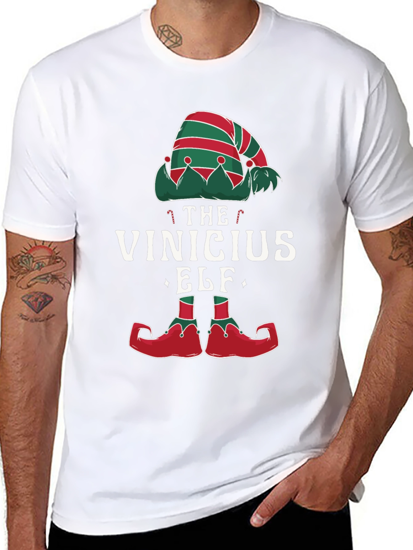 The Vinicius Elf T-Shirt - Holiday Christmas Tee