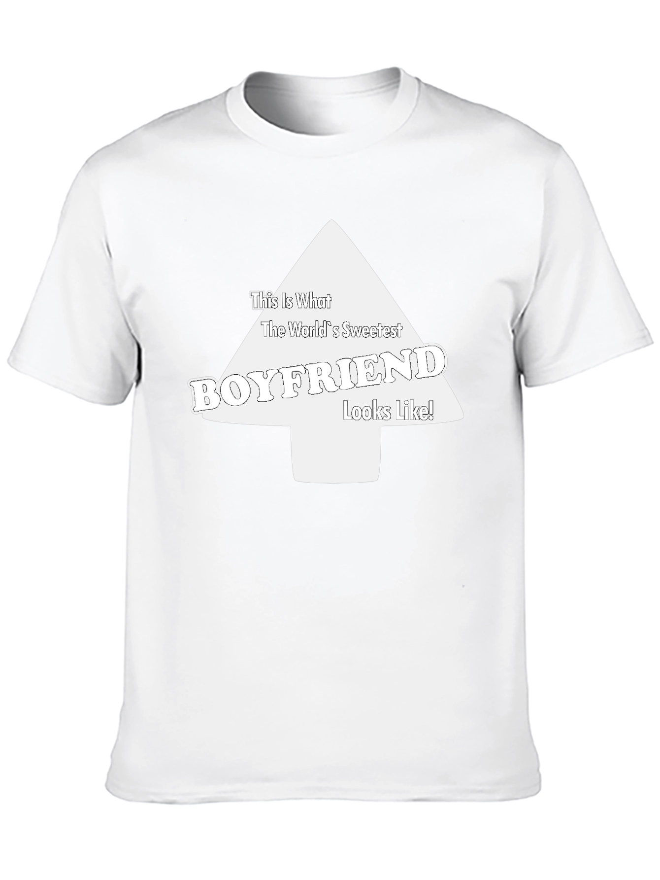 Worlds Sweetest Boyfriend Graphic T-Shirt