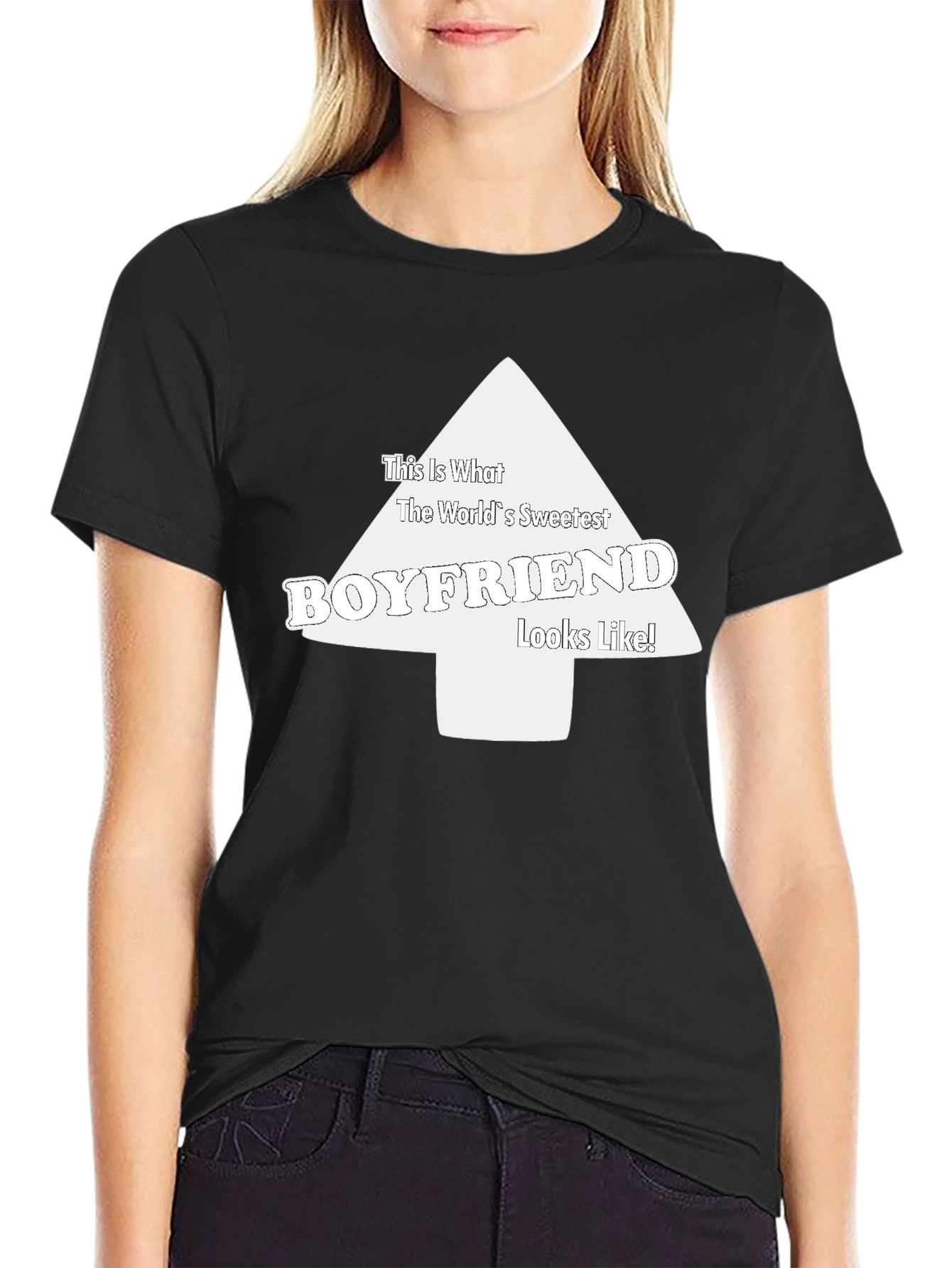 Worlds Sweetest Boyfriend Graphic T-Shirt