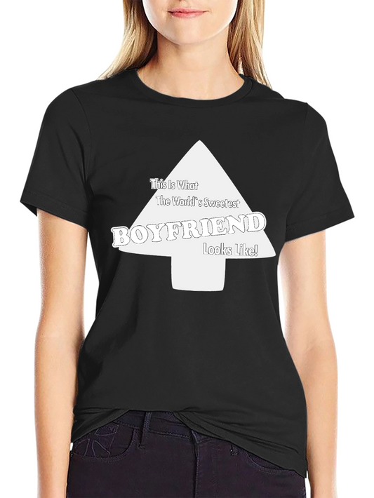 Worlds Sweetest Boyfriend Graphic T-Shirt