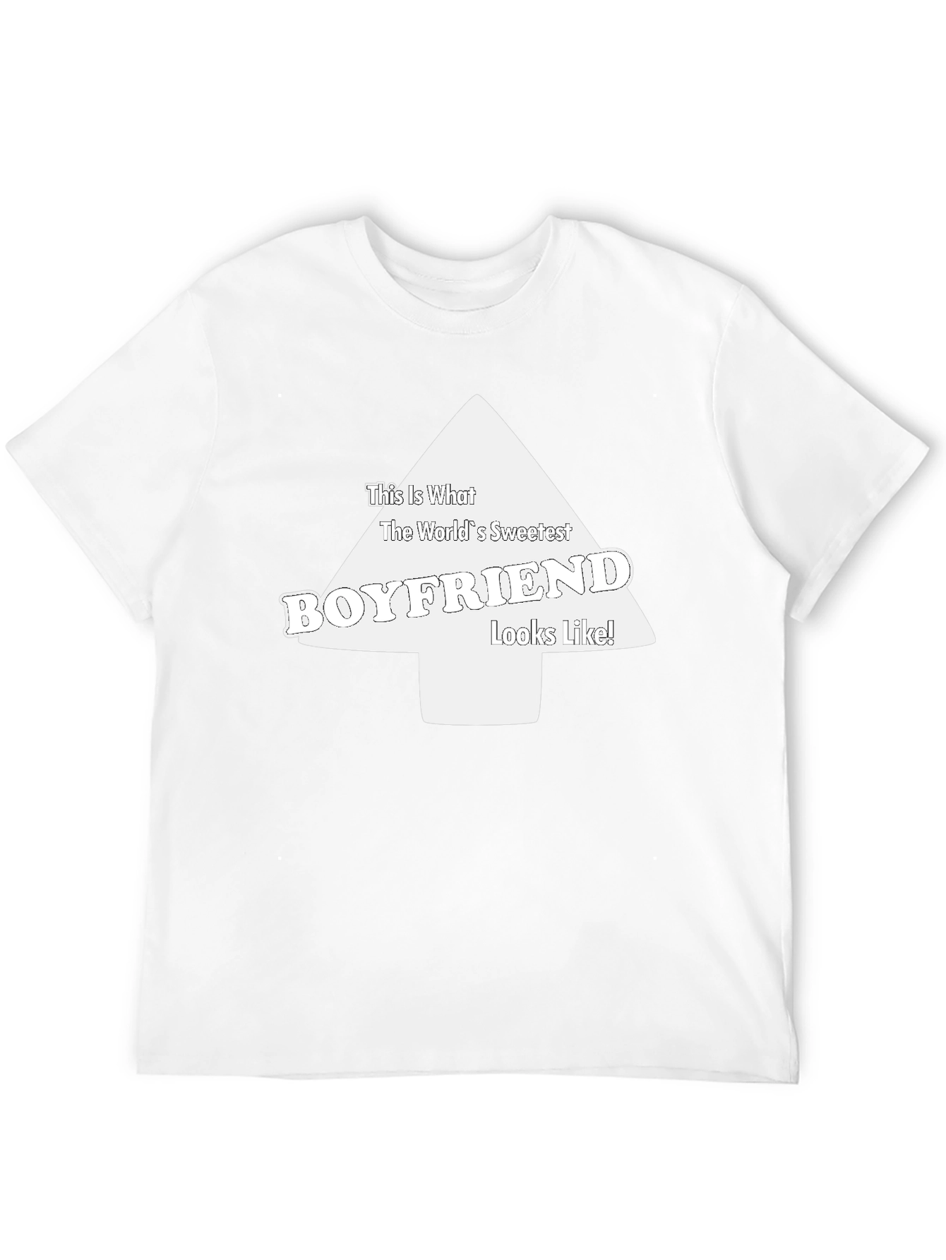 Worlds Sweetest Boyfriend Graphic T-Shirt