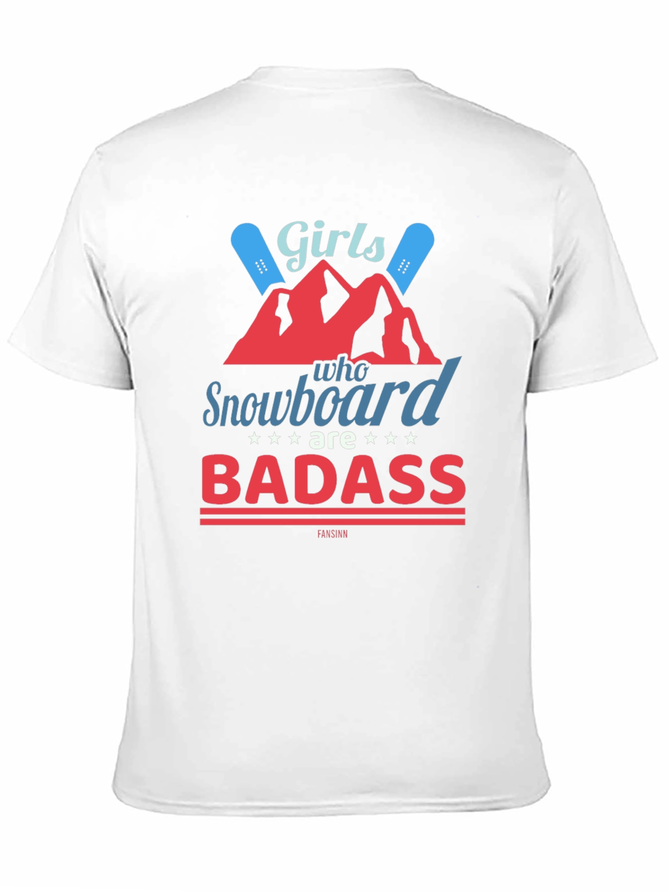 Girls Snowboard Badass T-Shirt