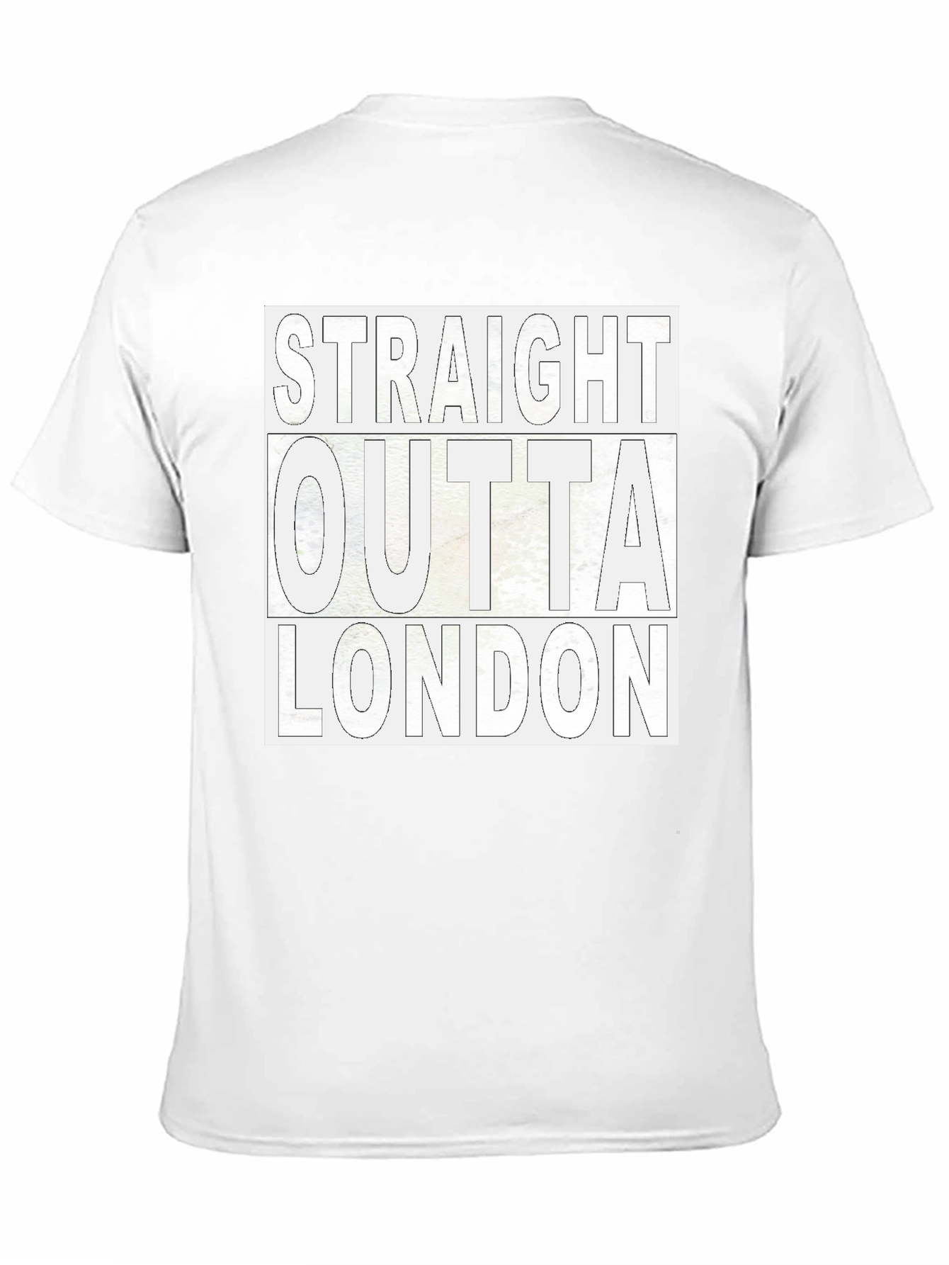 Straight Outta London Black T-Shirt