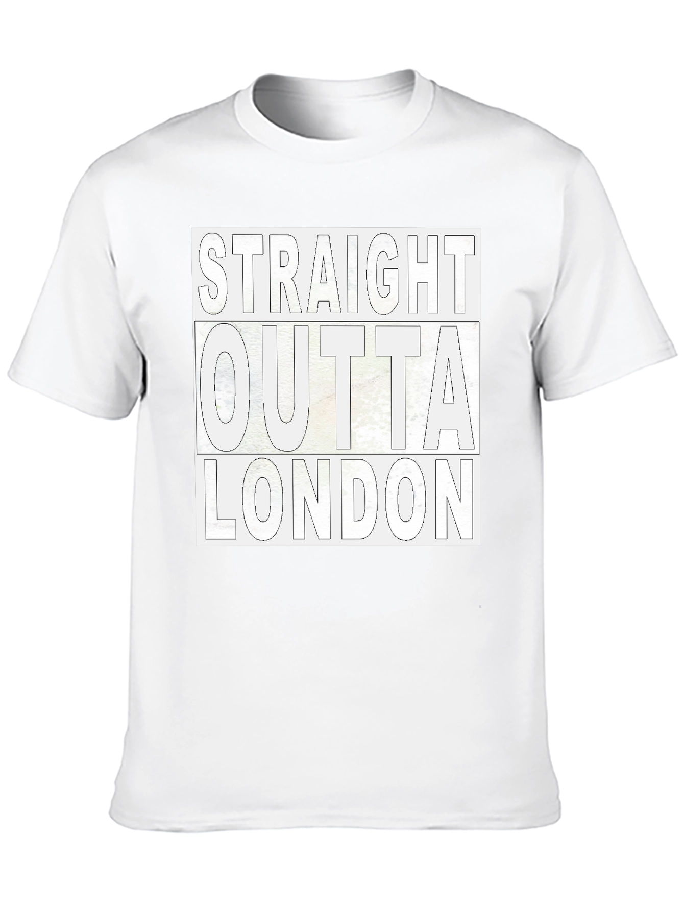 Straight Outta London Black T-Shirt