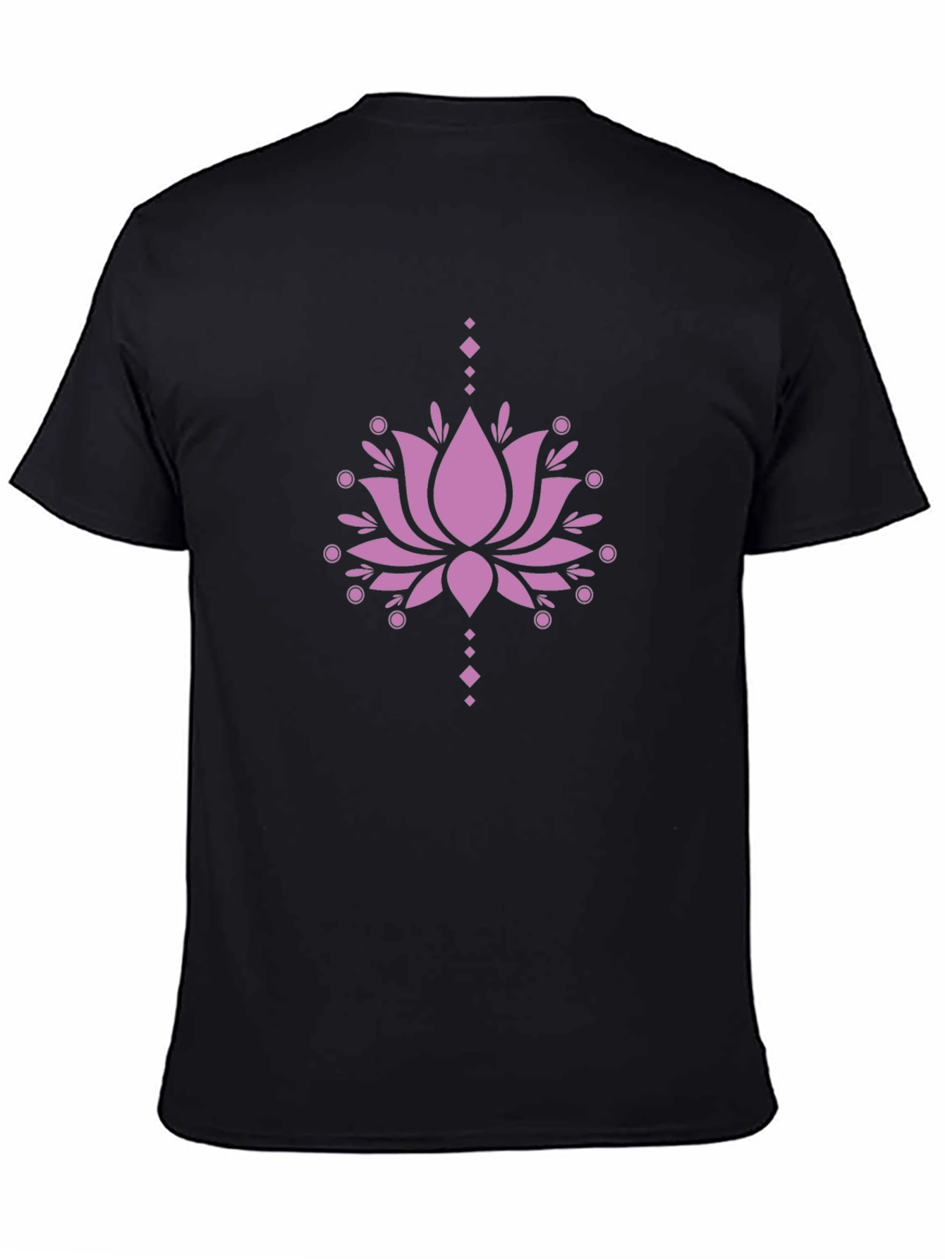 Lotus Graphic Black Tee