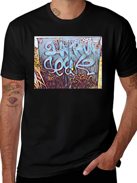 Graffiti Art Graphic Tee - Urban Style