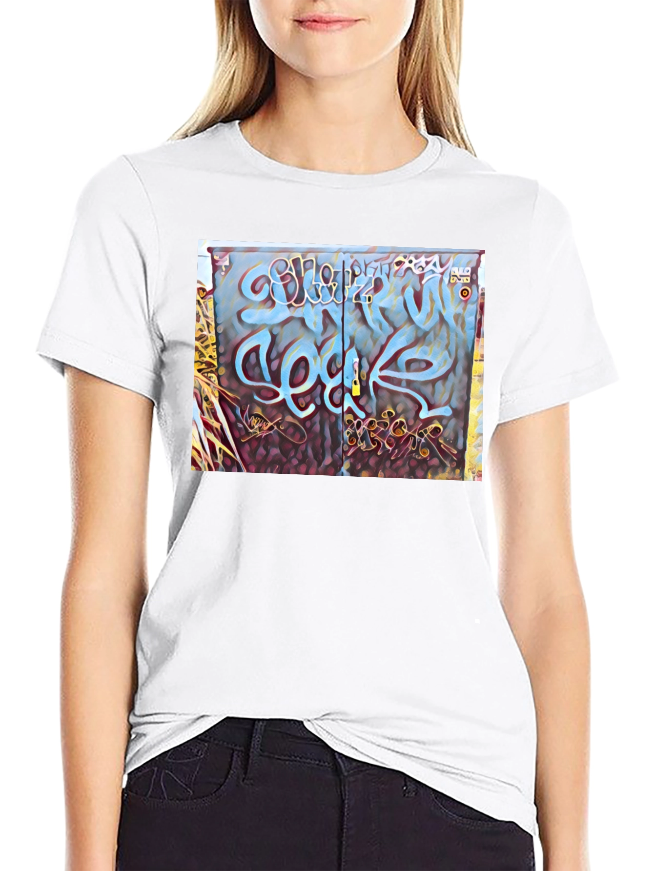 Graffiti Art Graphic Tee - Urban Style