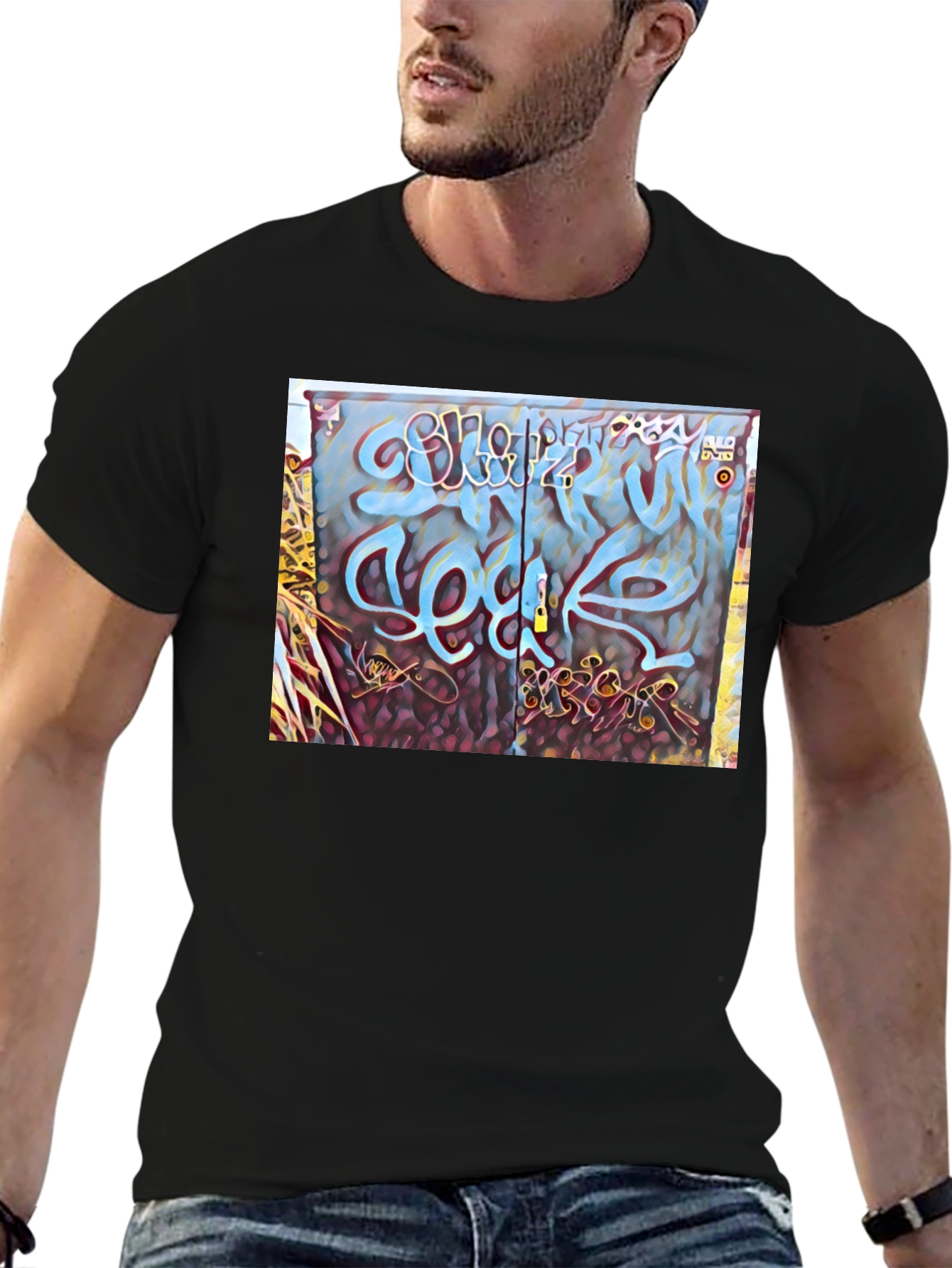 Graffiti Art Graphic Tee - Urban Style