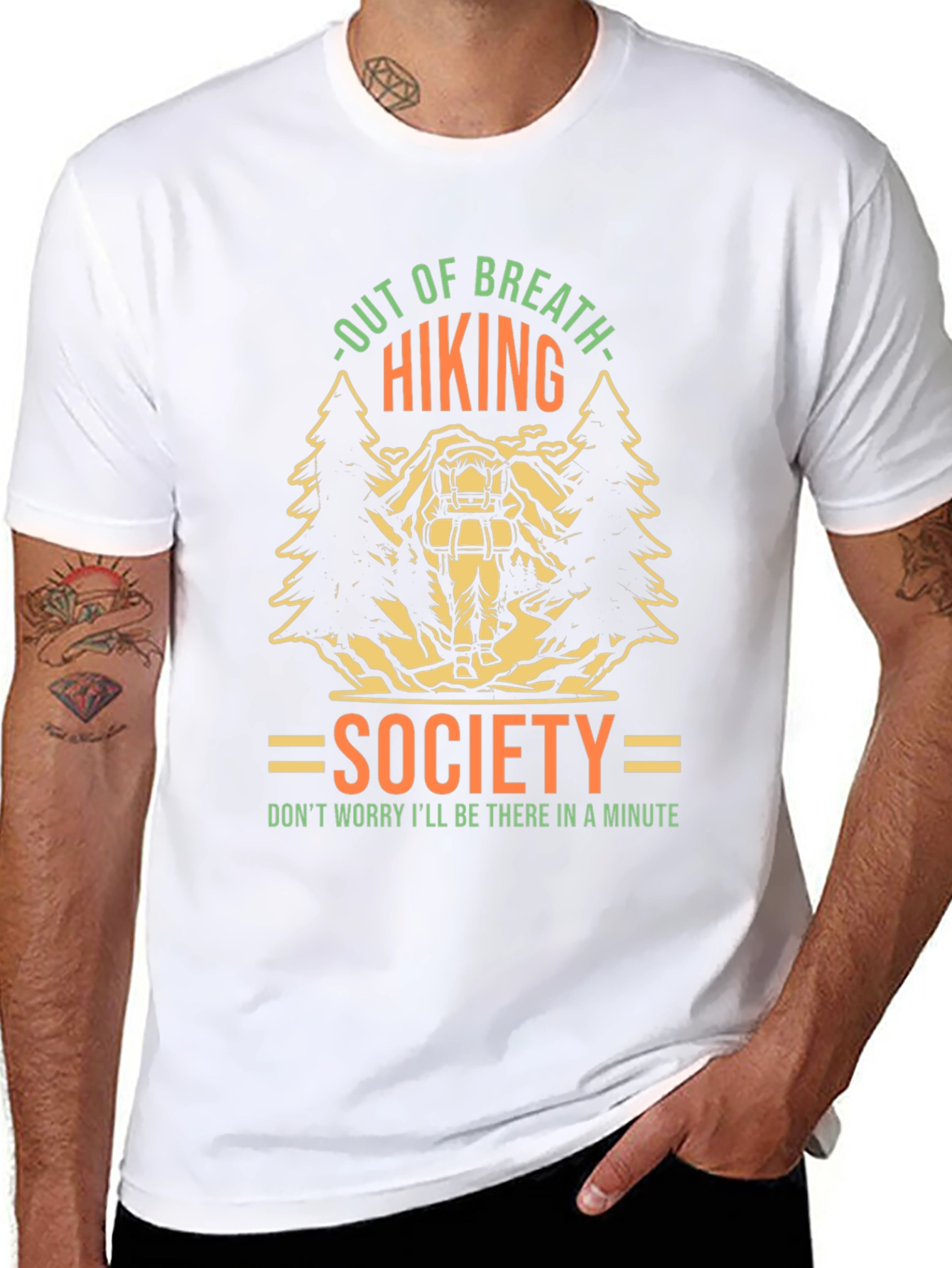 Out of Breath Hiking Society T-Shirt