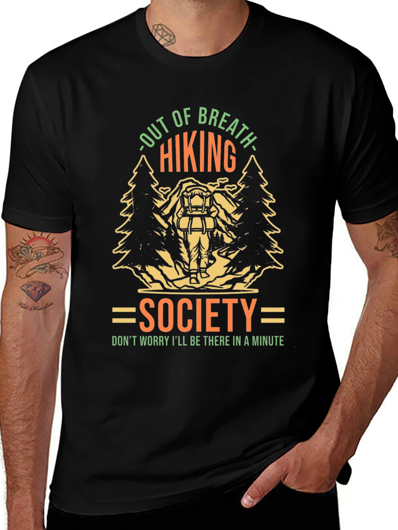 Out of Breath Hiking Society T-Shirt