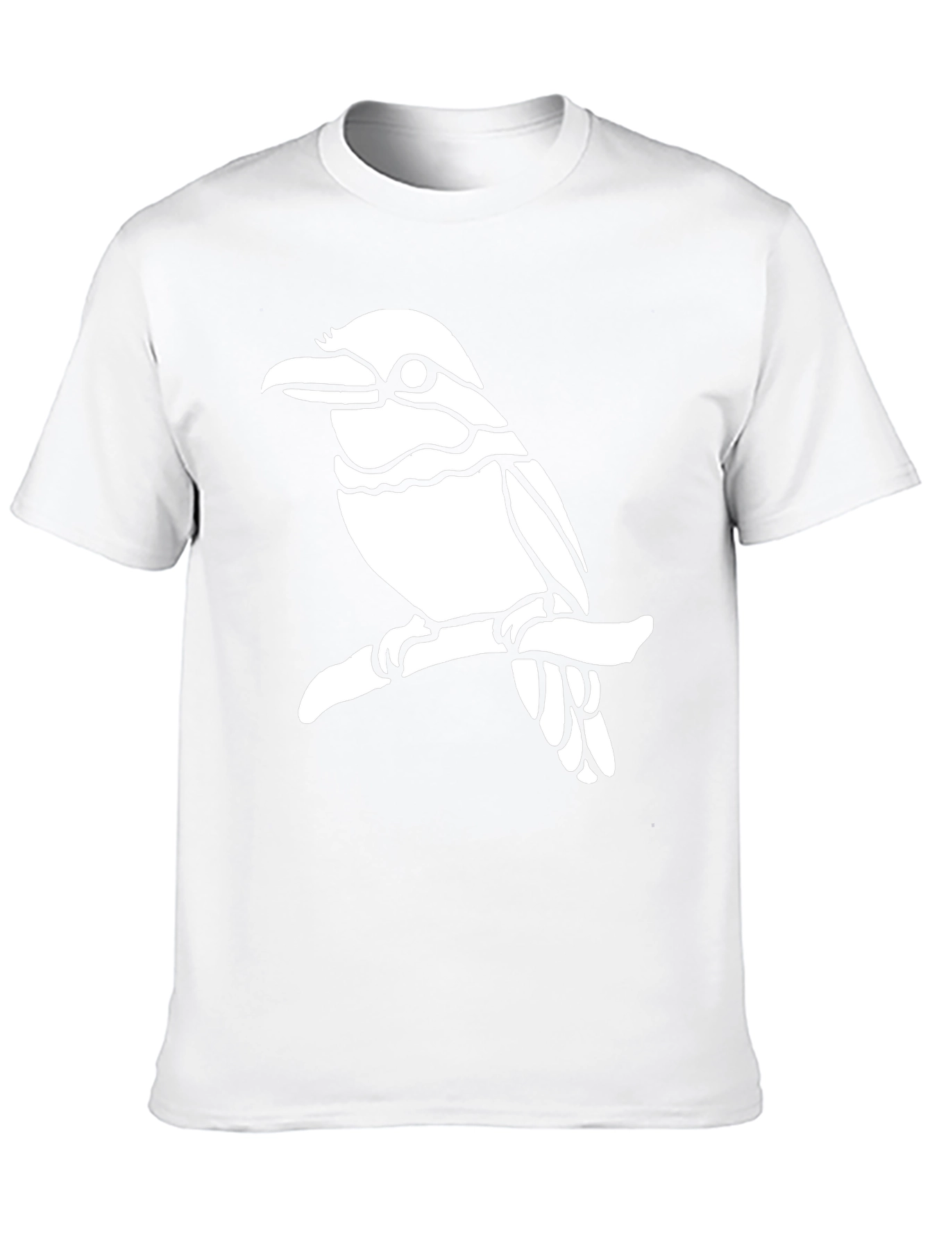 Bird On Branch Graphic Tee - Black
