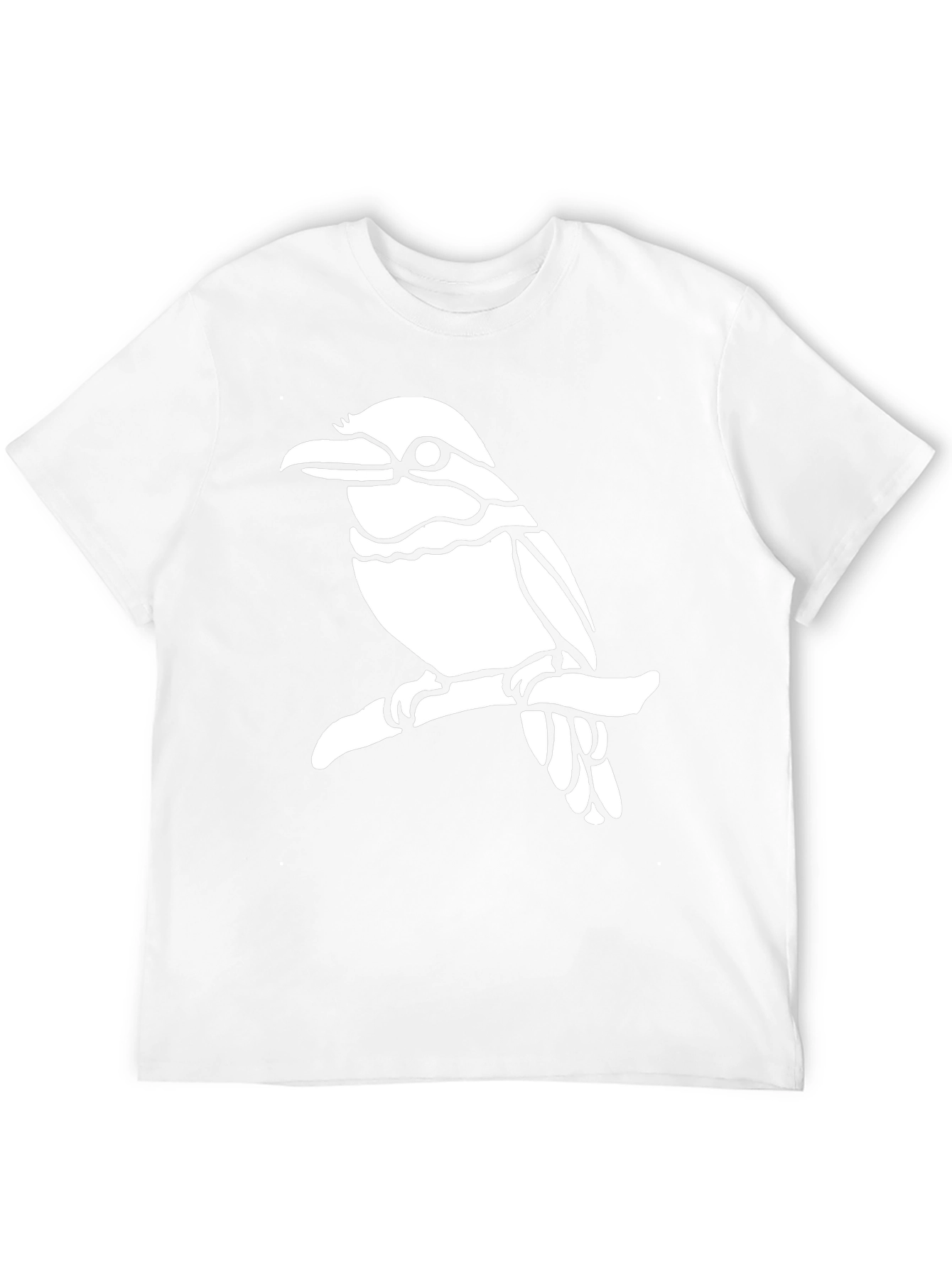Bird On Branch Graphic Tee - Black