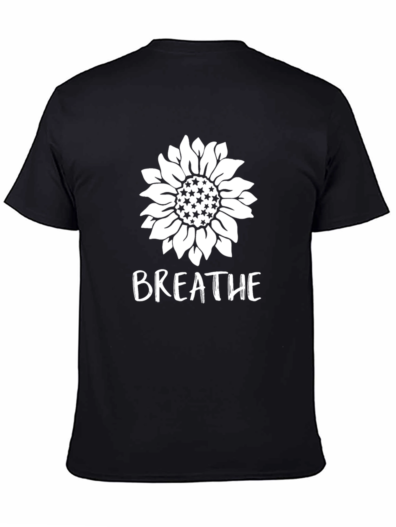 Breathe Sunflower Graphic T-Shirt - Relaxed Fit
