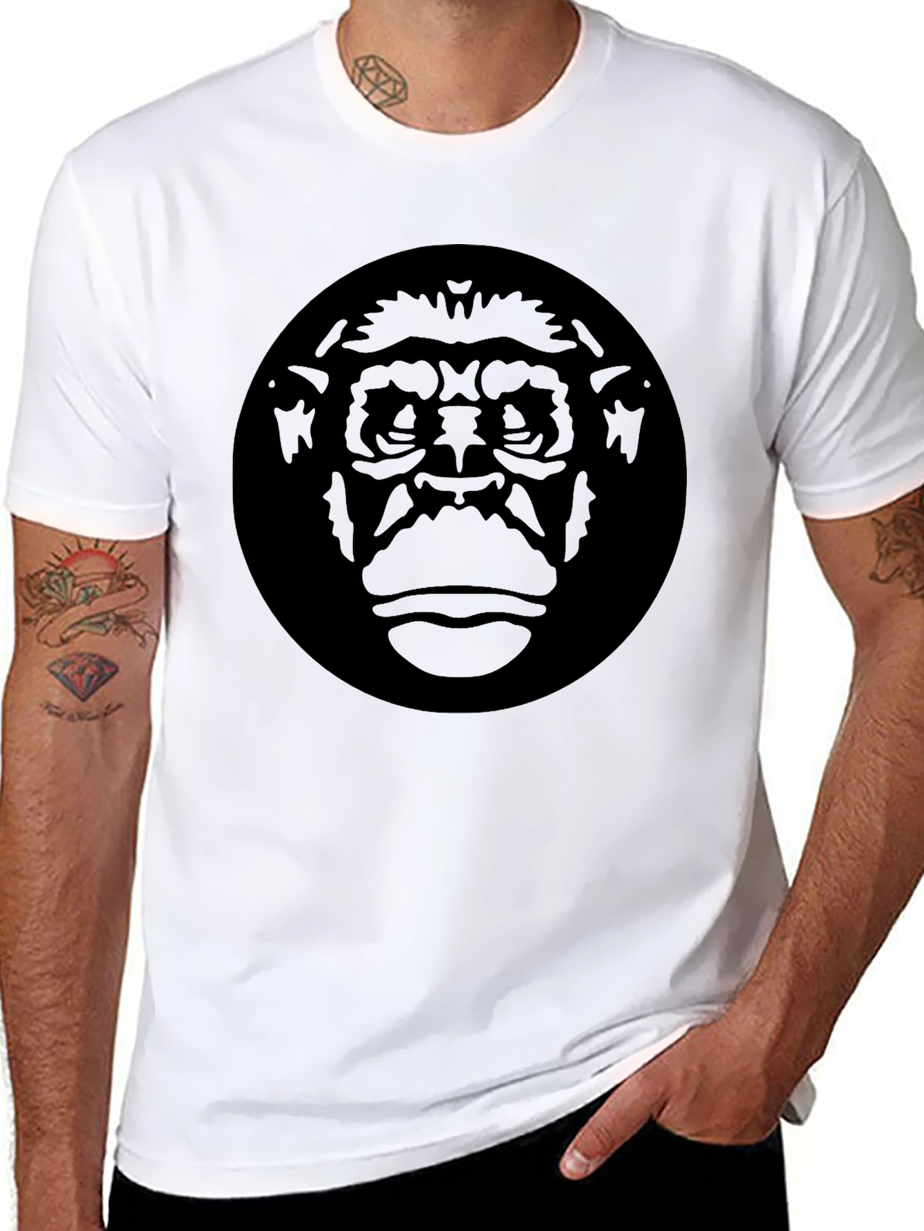 Primate Graphic Tee - Black Ape Design