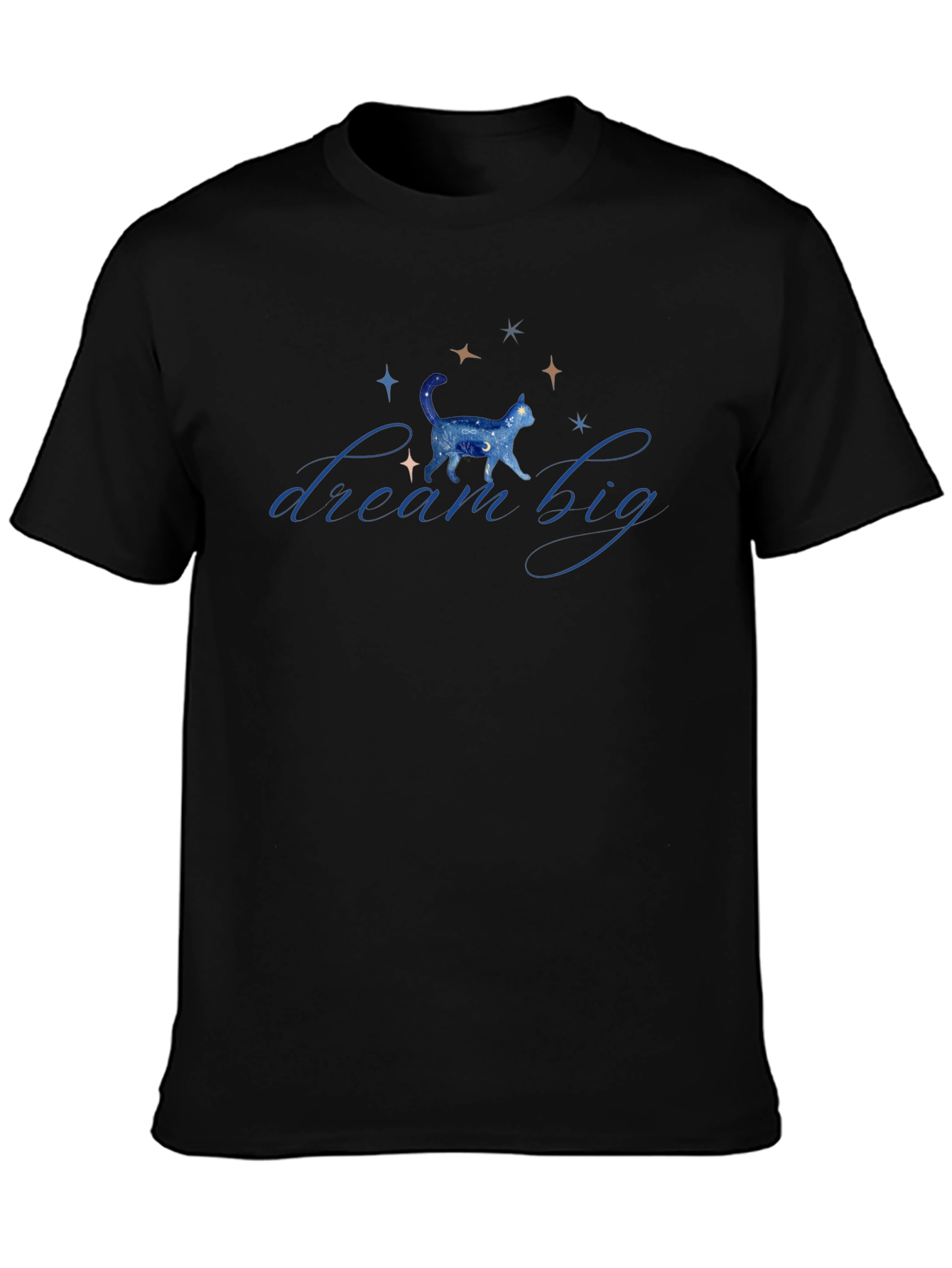 Dream Big Cat Starry T-Shirt