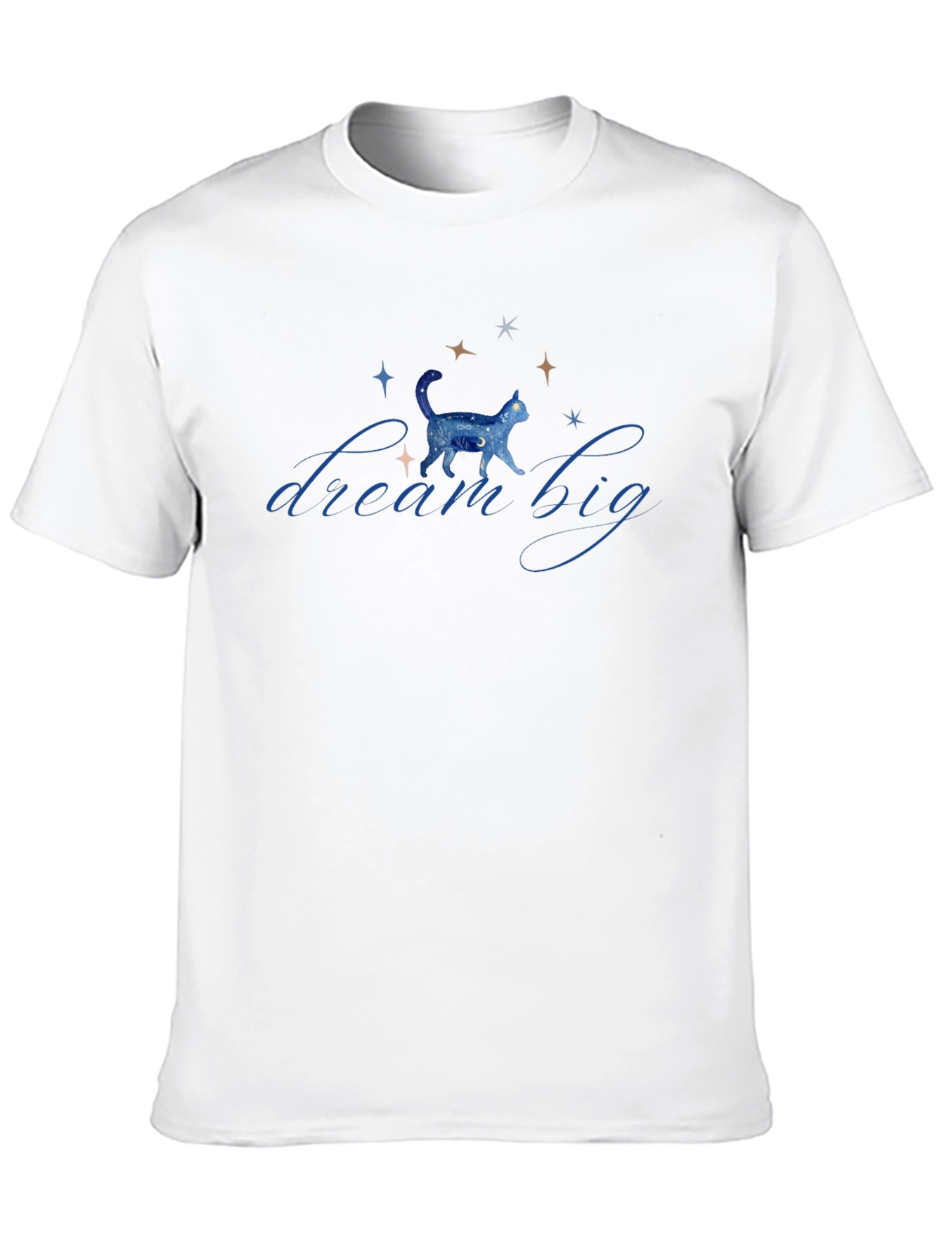 Dream Big Cat Starry T-Shirt